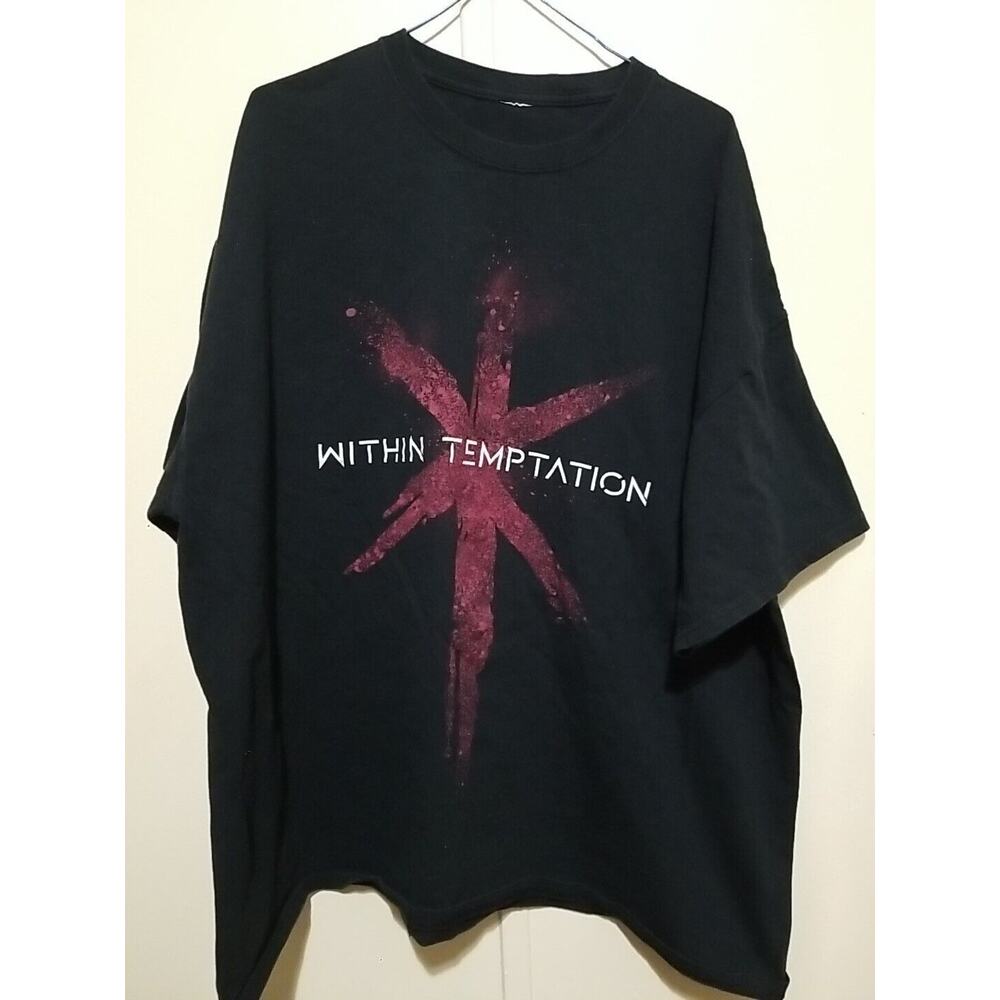 Vintage Band T-shirt Within Temptation Resist Black Shirt‎ Check Measurements